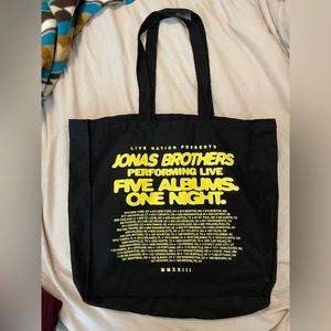 Jonas Brothers Five Albums One Night Tour Tote